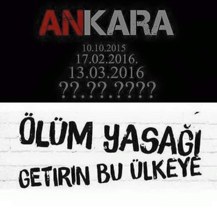 Ölüm Yasağı Getirin Bu ülke ye 
Yayın yasağı değil #Ankara