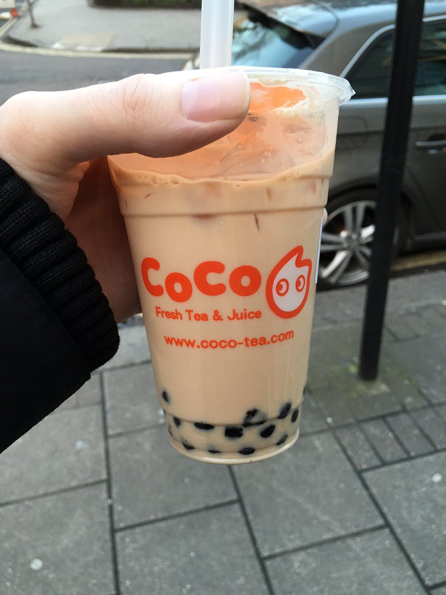 Gtlanguages's tweet photo. @CoCoTeaID Loving my Pearl Tea, yum! https://t.co/4Y5k4VZlPp