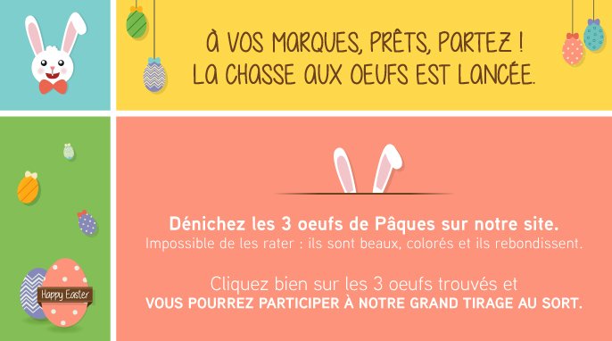 MaTututeFr's tweet photo. C'est parti pr la chasse aux oeufs de Pâques sur https://t.co/KthFzz1RzL Des bons de 10€ à gagner ! Bon lundi ! https://t.co/1tA1xP8XoK