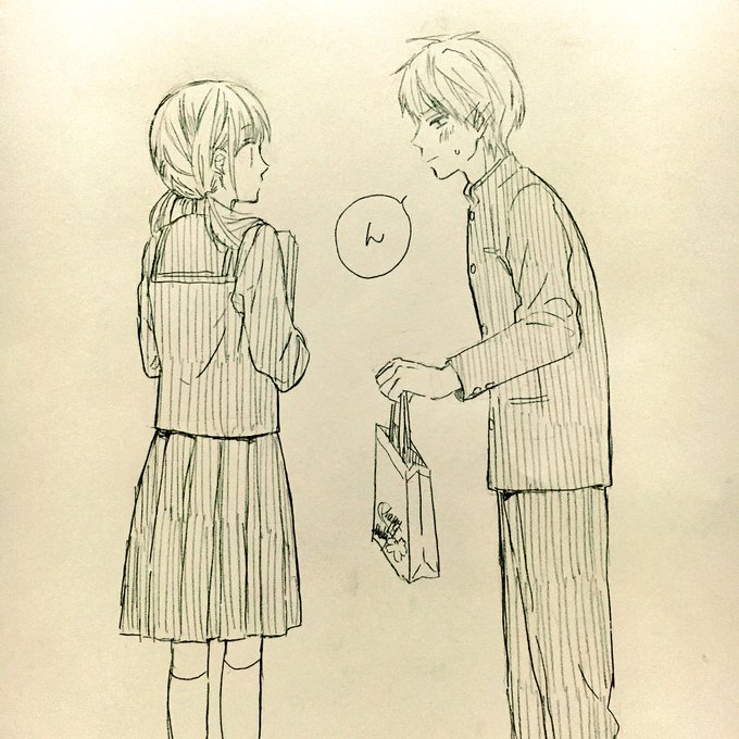 「…何見てんだよ」
『まさかお返しをもらえるとは思わなかったから…』
「うちのババアにムリヤリ持たされたんだよバーカ!」 