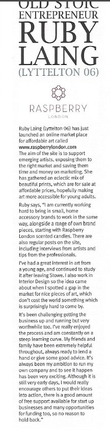 MJR_London's tweet image. Our designer @Raspberry_Ldn has been mentioned in print!! Well done Ruby #success #art #raspberrylondon #startup