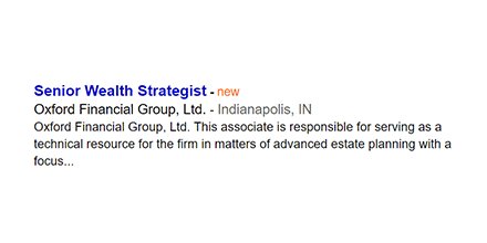FinAdvisorJobs's tweet photo. Senior Wealth Strategist - Indianapolis, IN
Apply https://t.co/cTTS8OGWT0

#financialadvisor #financialadvisorjobs https://t.co/gJNkqZlZ2s