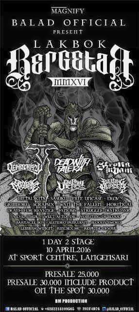 Lineup LBK2016 baru kami terima beberapa menit yg lalu.. #masih haneut gank..