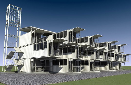 #ShippingContainerArchitecture ofrece muchas posibilidades para zonas de catástrofes y emergencias sanitarias