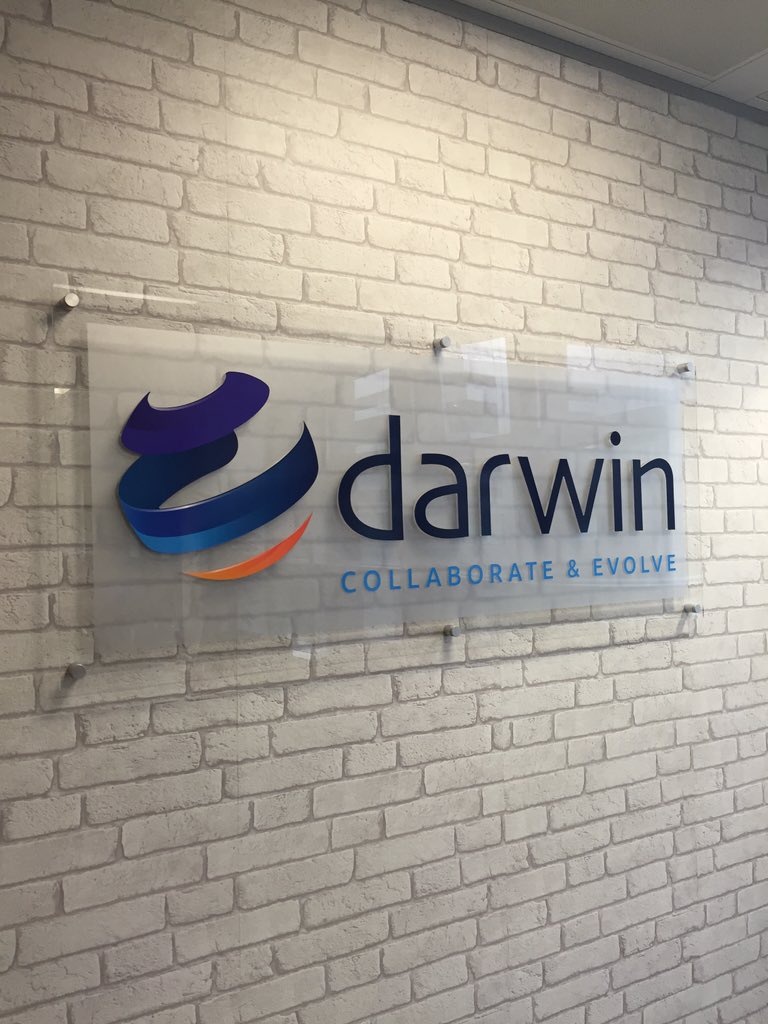 ChrisJProctor's tweet photo. New branding all up in London #darwinrecruitment #readytoroll https://t.co/qY6jOXWB3B