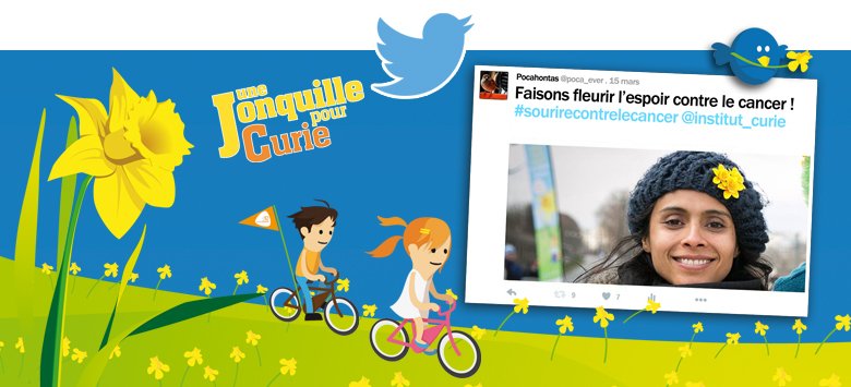 institut_curie's tweet photo. C'est le moment de #sourirecontrelecancer :)

1 sourire = 0,50€ contre le #cancer ► https://t.co/b9pcPkzc0D https://t.co/QW0bXQG8Vn