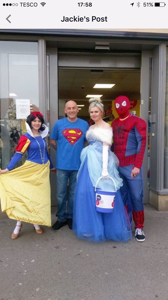 Big Thanks to Enchanted Parties raising £130 on day 2 <a href="/TescoPiccadilly/">Tesco Piccadilly</a> <a href="/818phants/">Jackie littlewood</a> <a href="/Nozzaldo/">Steve Newell</a> <a href="/gavinoneal0927/">Gavin O'Neal</a>