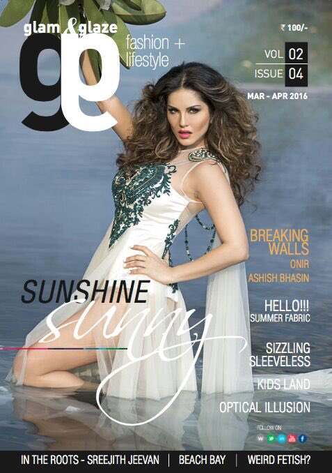 SunnyLeone's tweet photo. Woohoo another cover! Thanks @praveenbhat  @gngmagazinein for an amazing shoot!! Loved this shoot!! https://t.co/LzF6rATcPB