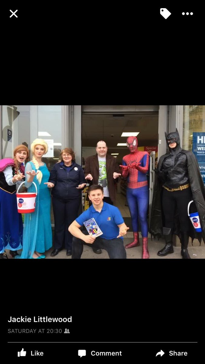 Big Thank you to everyone involved in raising over £300 <a href="/TescoPiccadilly/">Tesco Piccadilly</a> <a href="/Nozzaldo/">Steve Newell</a> <a href="/818phants/">Jackie littlewood</a> <a href="/gavinoneal0927/">Gavin O'Neal</a>