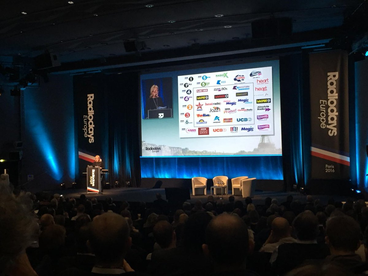 cathoconnornova's tweet photo. Dee Ford MD  Bauer Radio UK "commercial radio in the UK now reaches more listeners than BBC due to digital " #RDE16 https://t.co/cuAwzrY1F9