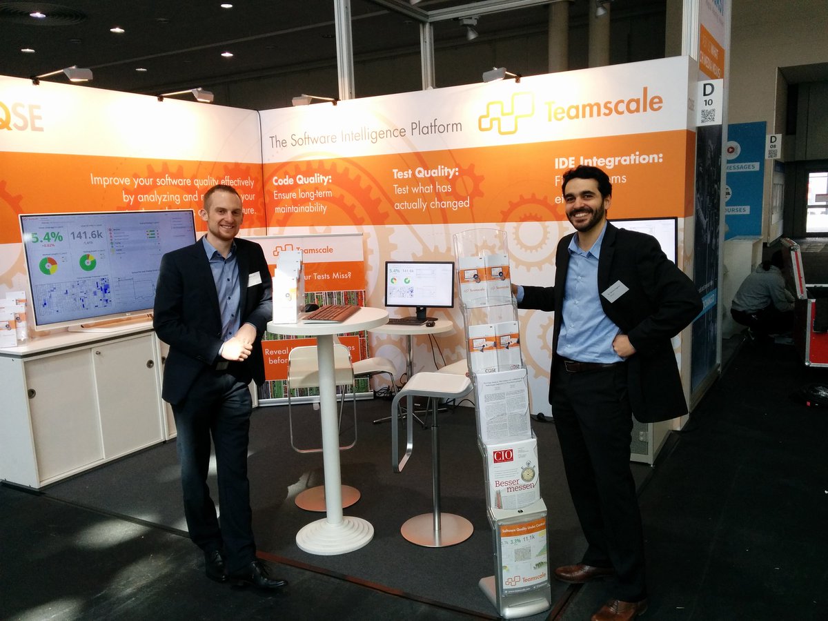 Presenting <a href="/teamscale/">Teamscale</a>: test gap analysis, architecture conformance  and code analysis <a href="/cebit/">Cebit</a> (Hall 11, Stand D10)