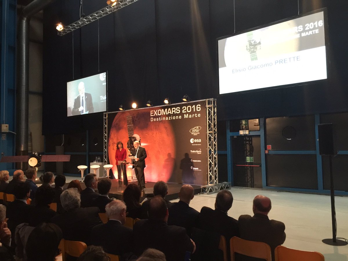 Francescametran's tweet photo. #ExoMars #waitingforthelaunch from #Turin https://t.co/0bIKfhPurE
