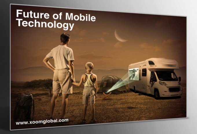XoomGlobal's tweet photo. This is what the future looks like. #ChooseXoomProjectorPhone #XoomSmartPhones #tech https://t.co/r53QzPBwfS