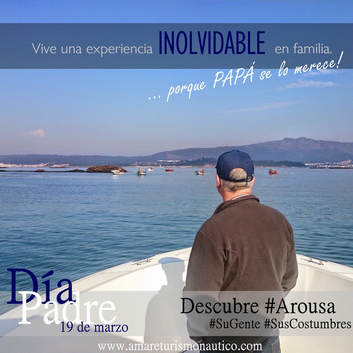 Vive una experiencia inolvidable en Familia ...porque Papá se lo merece. <a href="/amareturismo/">amare turismo</a> Descubre #Arousa #VisitArousa