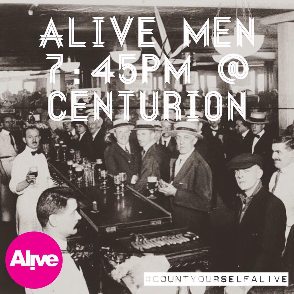 AliveHykeham's tweet photo. ALIVE MEN 7.45pm @TheCenturion #pintandinspiration #countyoutselfalive #alivemen https://t.co/0T5Xv1KhJw