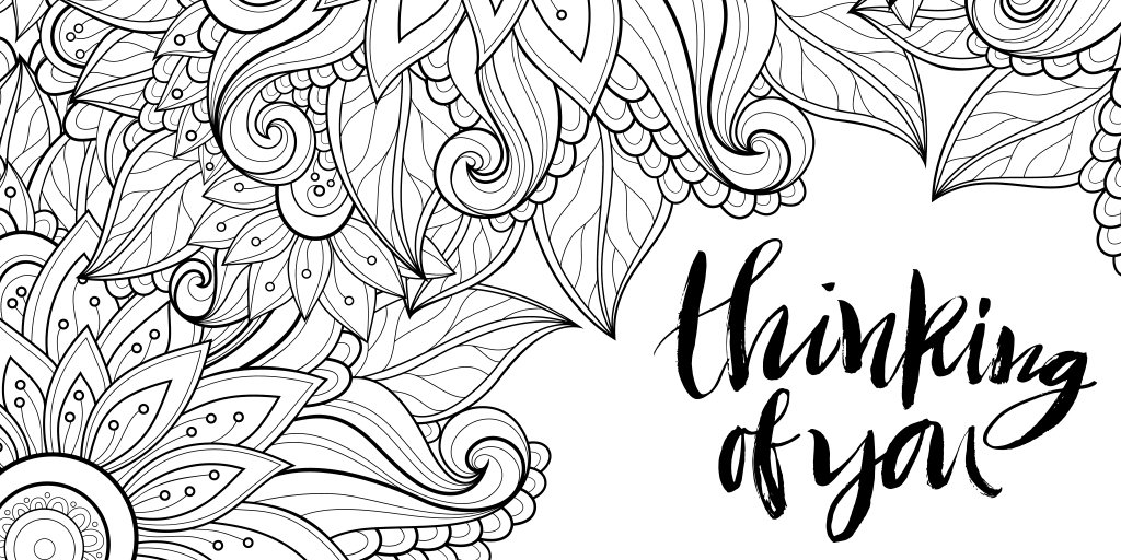 komen wisconsin on twitter print off this thinking of you card color it in and send to a friend adultcoloringbook kohlsconvo4cure https t co obsnxeyvql twitter