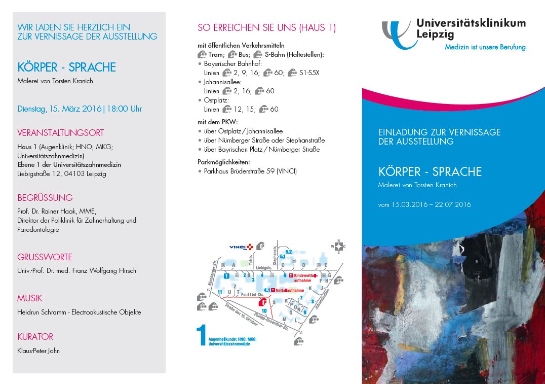 Tomorrow playing guitar strings, carton, light sensitive instrument at Universitätszahnklinik Leipzig