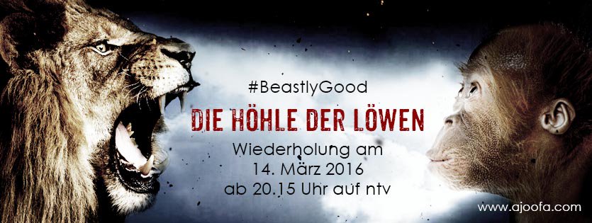 #beastlygood: heute Abend könnt #ajoofa nochmal bei #DHDL sehen. Die Wiederholung läuft auf #ntvde ab 20:15 Uhr!