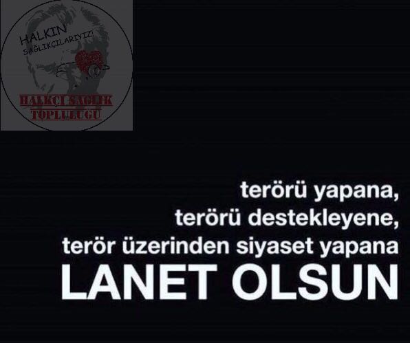 Terörü lanetliyoruz! Ülkemizin yaşamış olduğu Ankara'daki bombalı terör saldırısını kınasak da üzüntümüz dinmiyor.