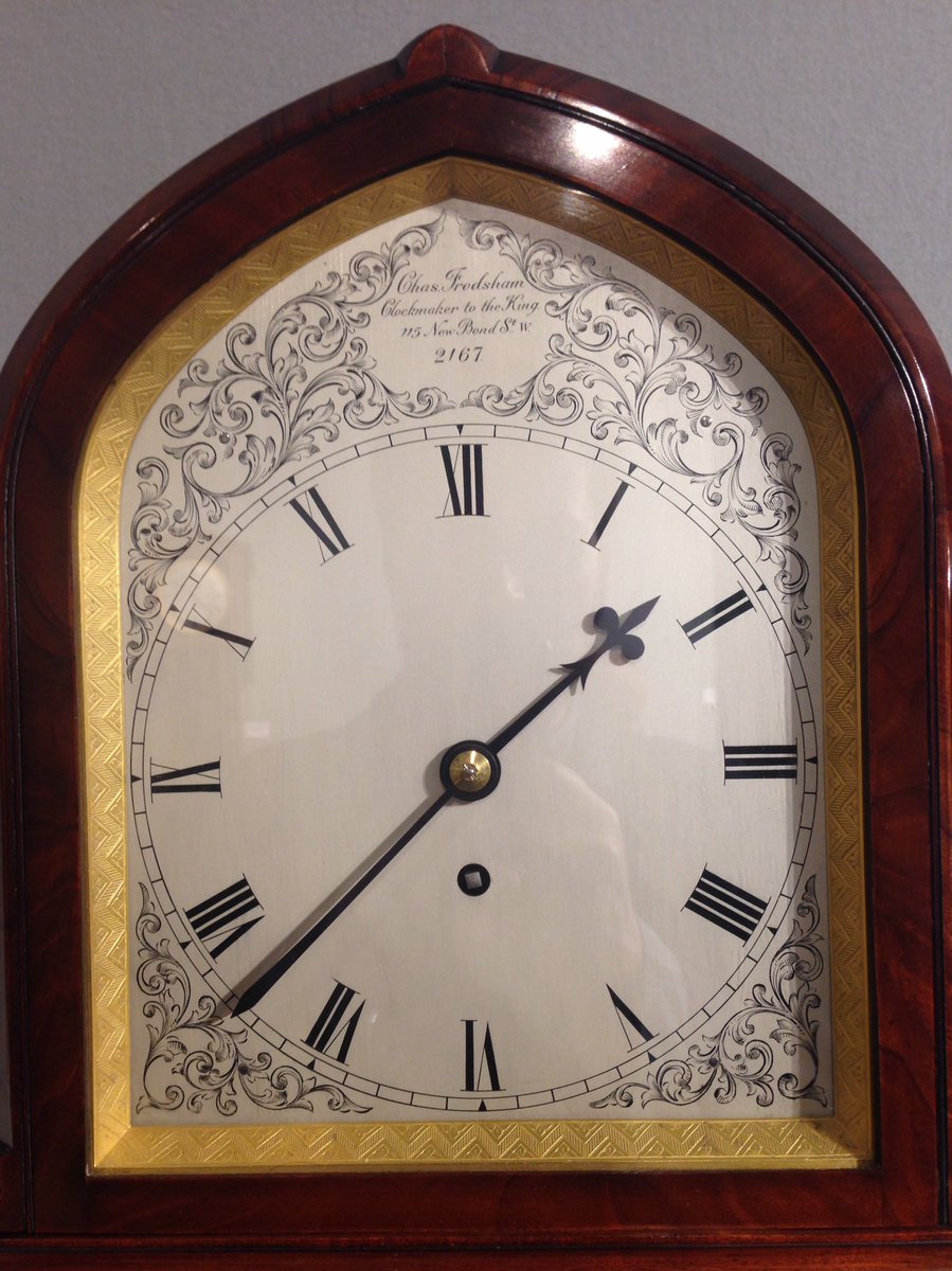 the_watchnerd's tweet image. #2167 Chas Frodsham, clockmaker to the King, 115 New Bond St W, at @BADAfair #clocknerd