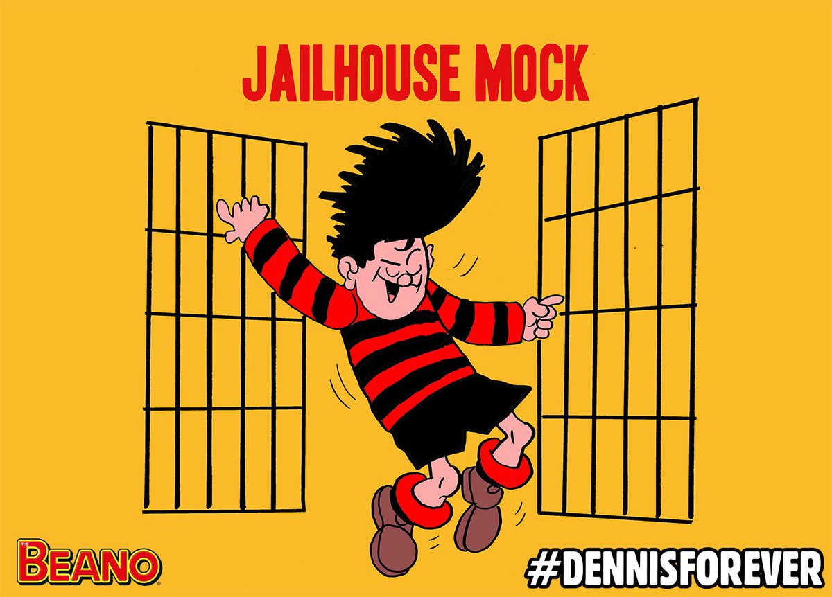 BeanoOfficial's tweet photo. Dennis slicked his mop into a quiff &amp; hit the dancefloor in Jailhouse Mock! https://t.co/eEaj6XC3cY #dennisforever https://t.co/vz4MJhmnl9