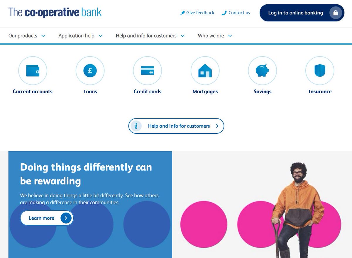 ForwardRole's tweet photo. We love the new @CoopBankUK front page! Pink circles seem to be very popular these days! #Branding #FRPink https://t.co/GCrNzJyRLF