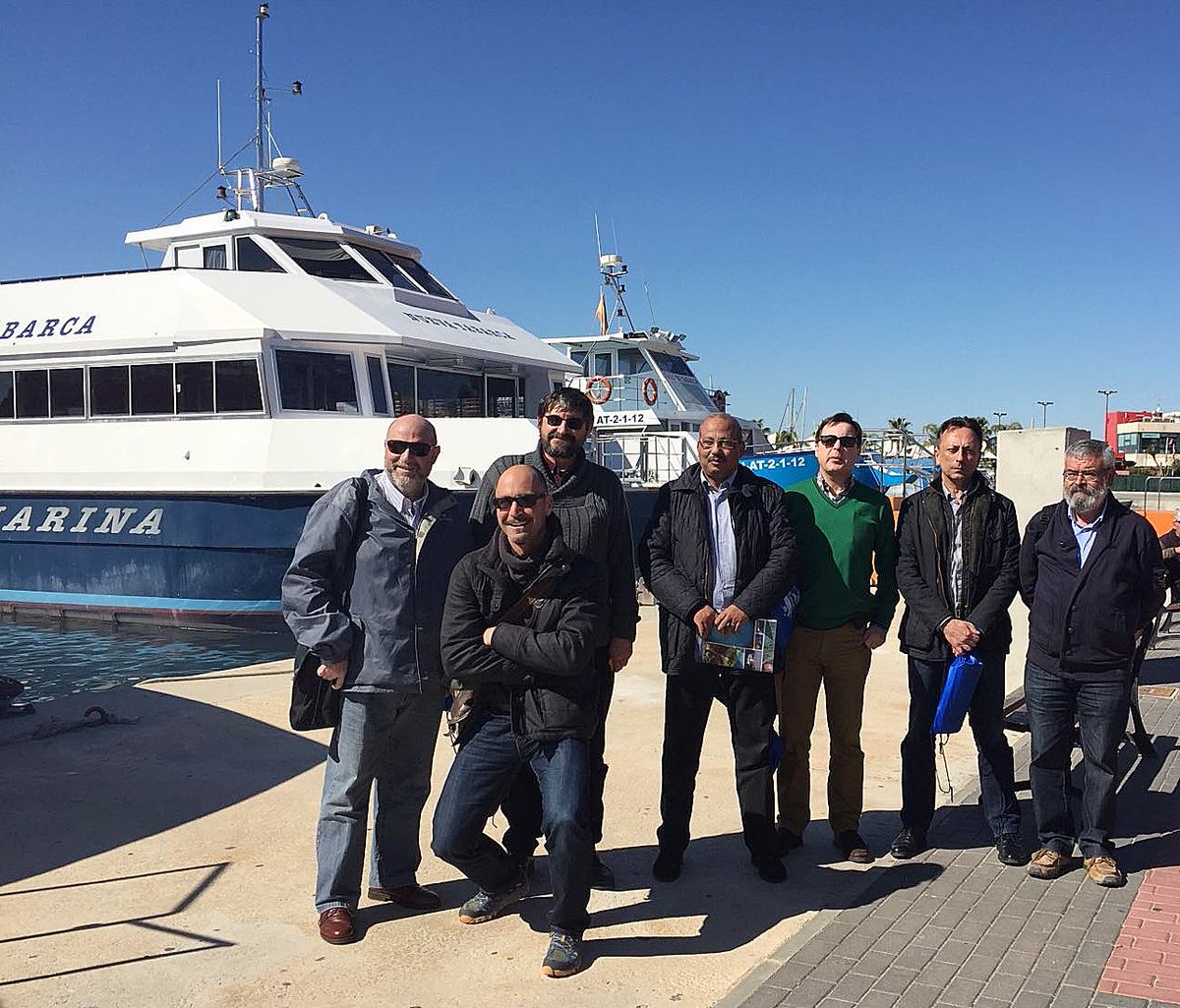 CIHEAMZaragoza's tweet photo. Representatives from @UN_FAO_GFCM, #FAO-#COPEMED @UA_Universidad & #IAMZ visiting Tabarca Marine Reserve last Friday https://t.co/ZBJT8TOk6x