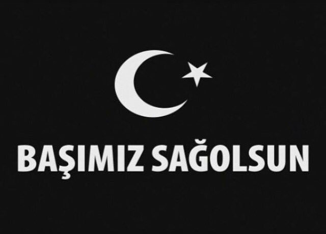 Başımız sağolsun..