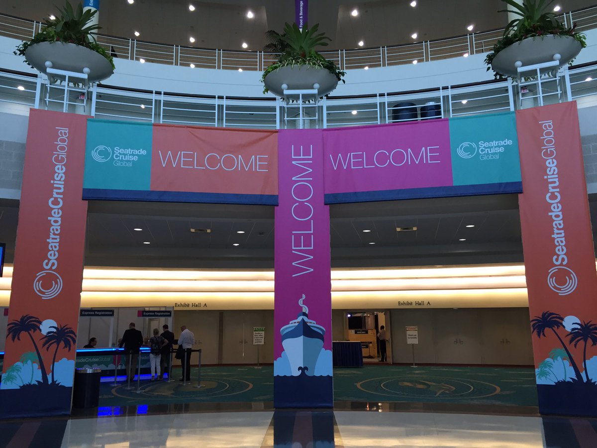 SeatradeCruise's tweet photo. #Cruise industry, we're ready for you! #STCGlobal https://t.co/zvvHnOAfcz