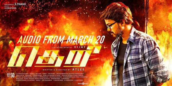 dhoomflix's tweet photo. #Theri audio from March 20th 
@Atlee_dir @VijayFansPage @gvprakash https://t.co/XTjHeK96BB
