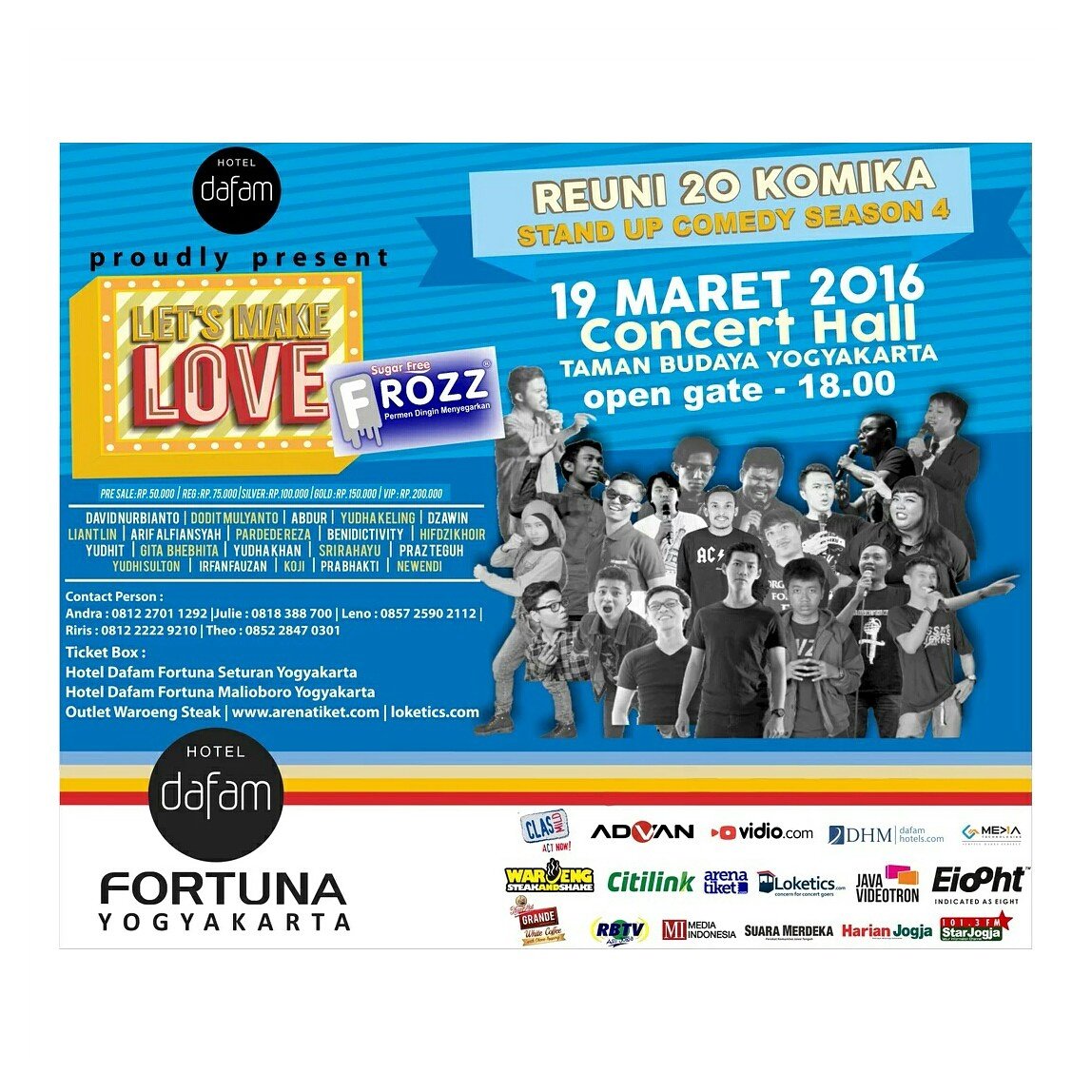 Syarat buat ikutan cuma follow akun <a href="/Punchline_ID/">Punchline Indonesia</a> (twitter &amp; instagram) dan sudah beli tiket #ReuniSUCI4 .