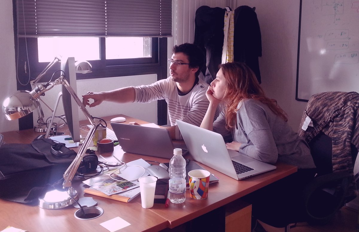 ViaFabula's tweet photo. La #TeamViaFabula est en pleine ébullition pour vous préparer de belles #surprises ! #bientôt #histoireadaptive https://t.co/Uq9JoEjFOp