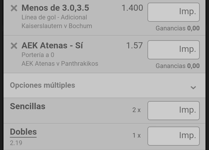 ARMPicks's tweet image. ⚽ Pick 1 (Fútbol) ⚽

📄 Alemania + Grecia
📈 @2.19
🔥 Stake 2