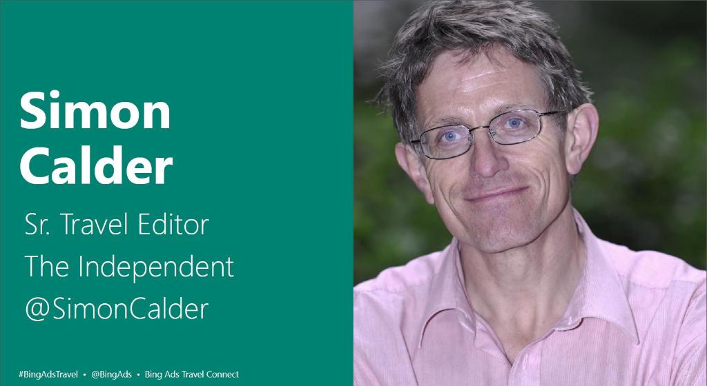 MSFTAdvertising's tweet image. Joining us at the #BingAdsTravel event this PM is @SimonCalder Follow us from 14:30 GMT for #travel coverage! #ppc