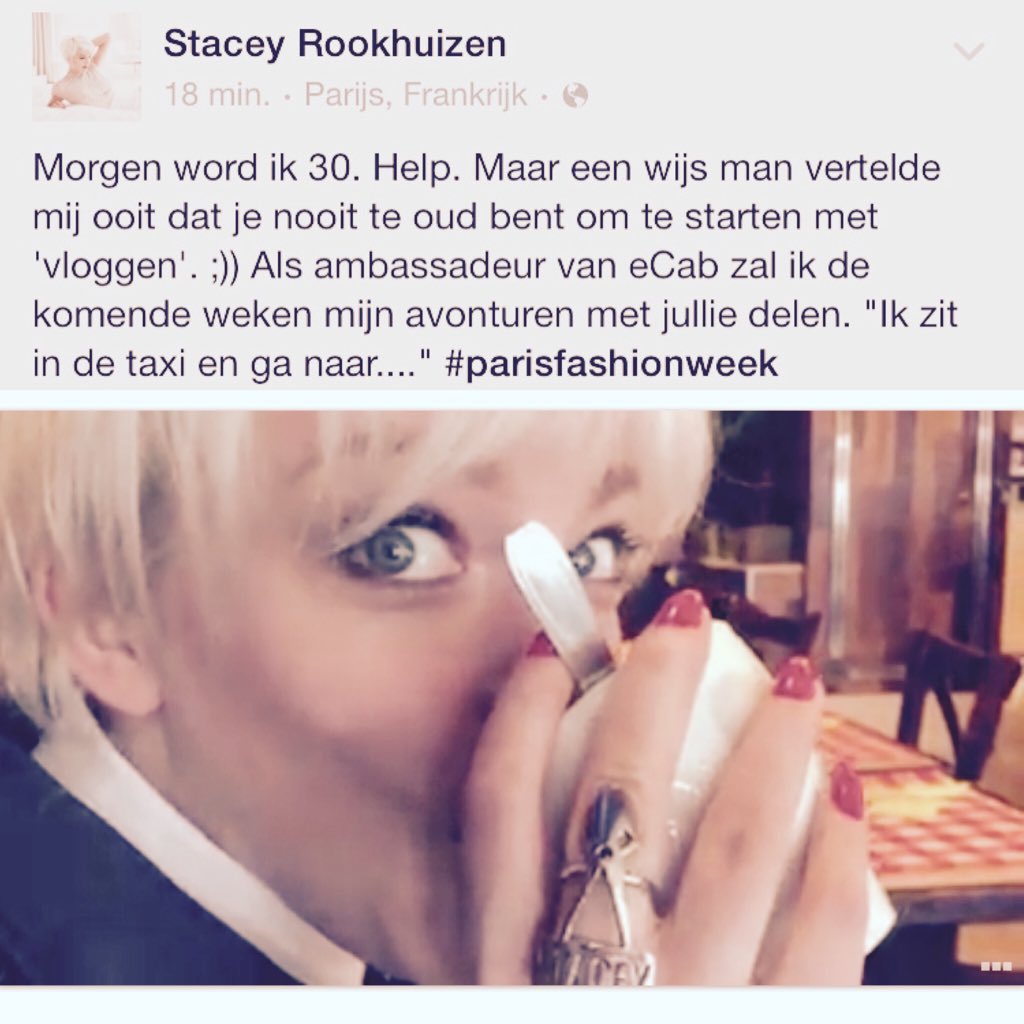 Lieve Twitteraars, sinds vandaag #vlog ik wekelijks op mijn #facebook! 📱 facebook.com/staceyrookhuiz… 📱#debielefilmpjes