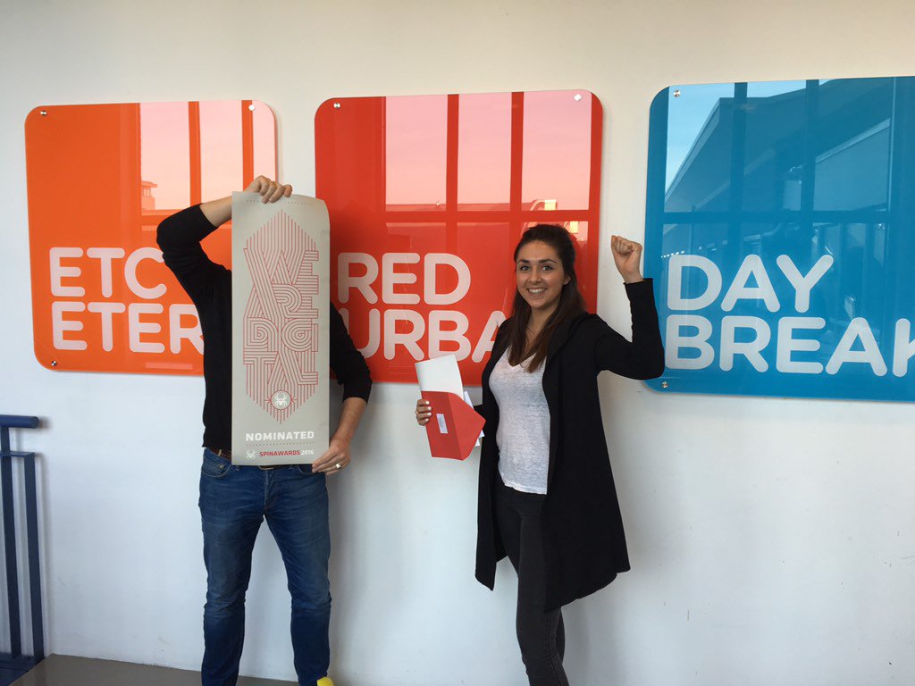 Gefeliciteerd <a href="/RedUrbanNL/">Red Urban Amsterdam</a> <a href="/EtceteraGroep/">Etcetera</a> genomineerd met <a href="/TMobile/">T-Mobile</a> busactivatie meer 4G #Media #SpinAwards