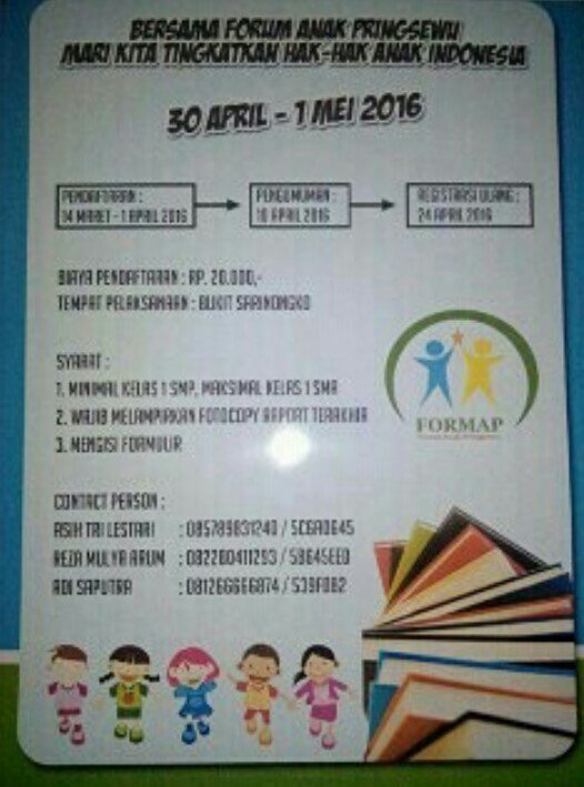 Selamat malam anak Indonesia, pendaftaran Temu Anak Pringsewu sudah dibuka mulai dari hari ini. Ayo, buruan daftar!