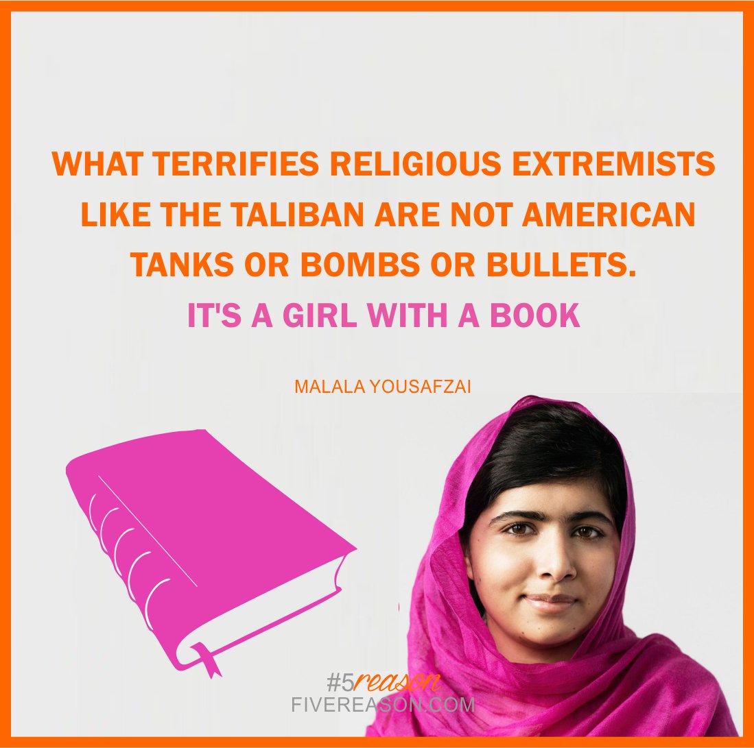 education taliban MalalaYousafzai 5 reasons why Malala Yousafzai is the Voice of Freedom picitter mcQaamYHx7