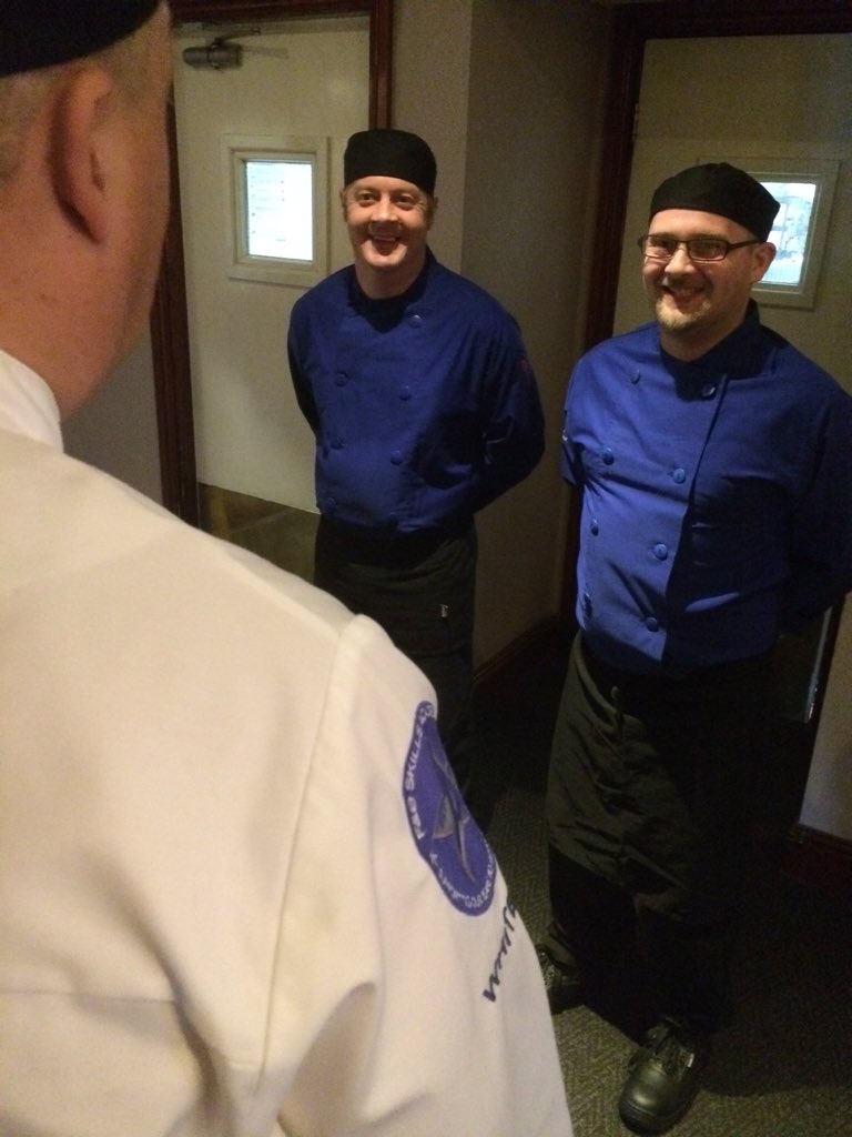 Mark and Anthony from Burton House ready to tackle the semi finals! #KOE16