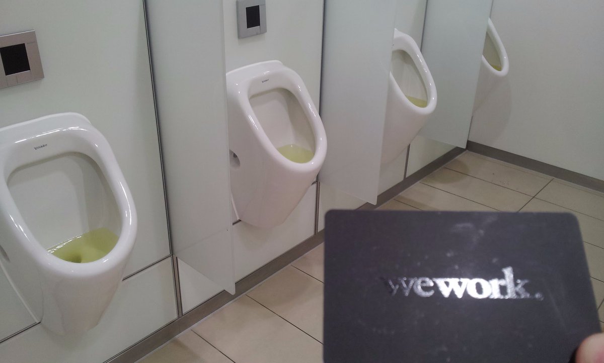 setData's tweet image. Weework's valuation rose to $16b after leaks of its liquid assets were revealed to members, Lv4 Spitalfields #wework