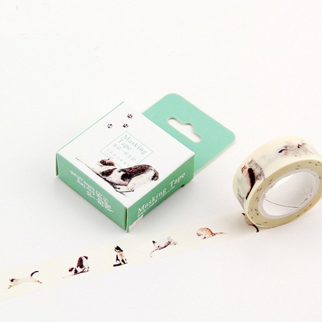 Miauwkes.... deze washi tape is purrrrrfect voor knutsels en kadootjes te versieren 🐱
 papiermier.be/nl/winkel/merk…