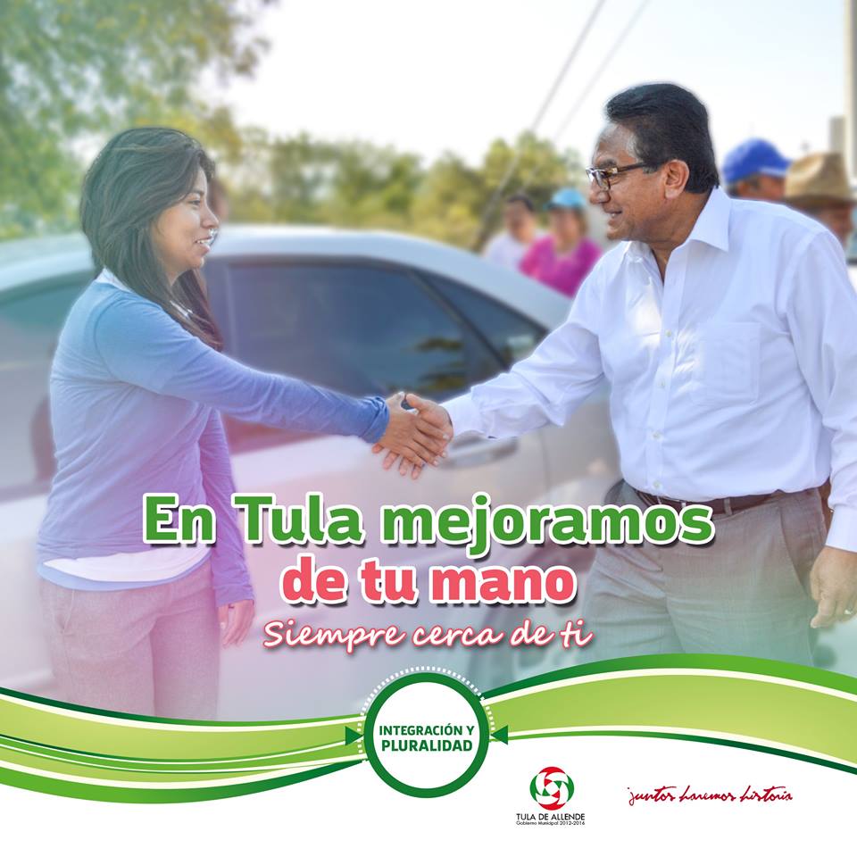 MunicipiodeTula's tweet photo. En Tula mejoramos de tu mano.
#Siemprecercadeti
Gobierno municipal de Tula de Allende. https://t.co/gghQLEubO6