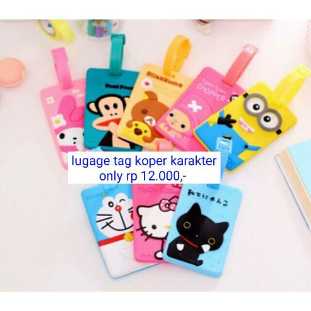 StoreElora's tweet image. Saya menjual Lugage tag koper karakter Rp12.000.Dapatkan produk ini di shopee.co.id/elora.onlinest…
