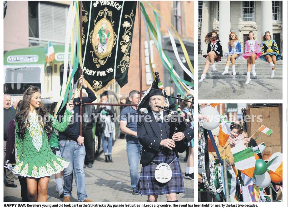 PhotoSalesYPN's tweet photo. #YEPLeeds today, St Patrick's Day Parade. See more pictures @ https://t.co/Y8tPmkaIRU @LeedsNews https://t.co/oi5fawJasd