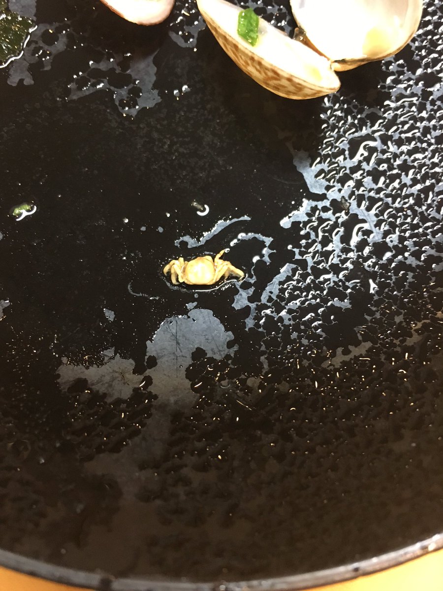 カニがあさりに混入 提供する店と人々の反応さまざま 2ページ目 Togetter