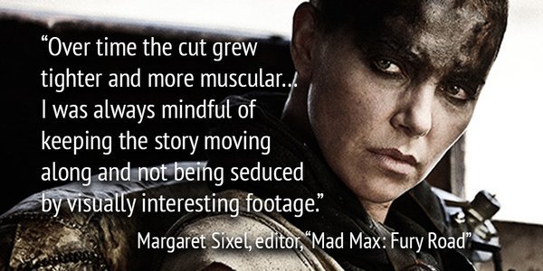 ProVideo's tweet image. New ART OF THE CUT @SteveHullfish chats w/ Margaret Sixel about cutting Mad Max: Fury Road

provideocoalition.com/art-cut-margar…