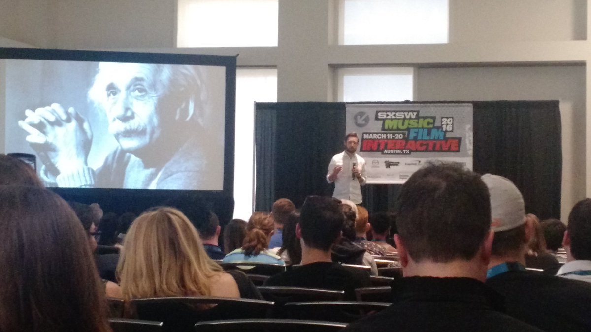 nikalbarran's tweet photo. "Design for frictionless experiences." -@ScottSundvor from @6SensorLabs about designing hardware @sxsw #ignitesxsw https://t.co/LYQEhDdDUm