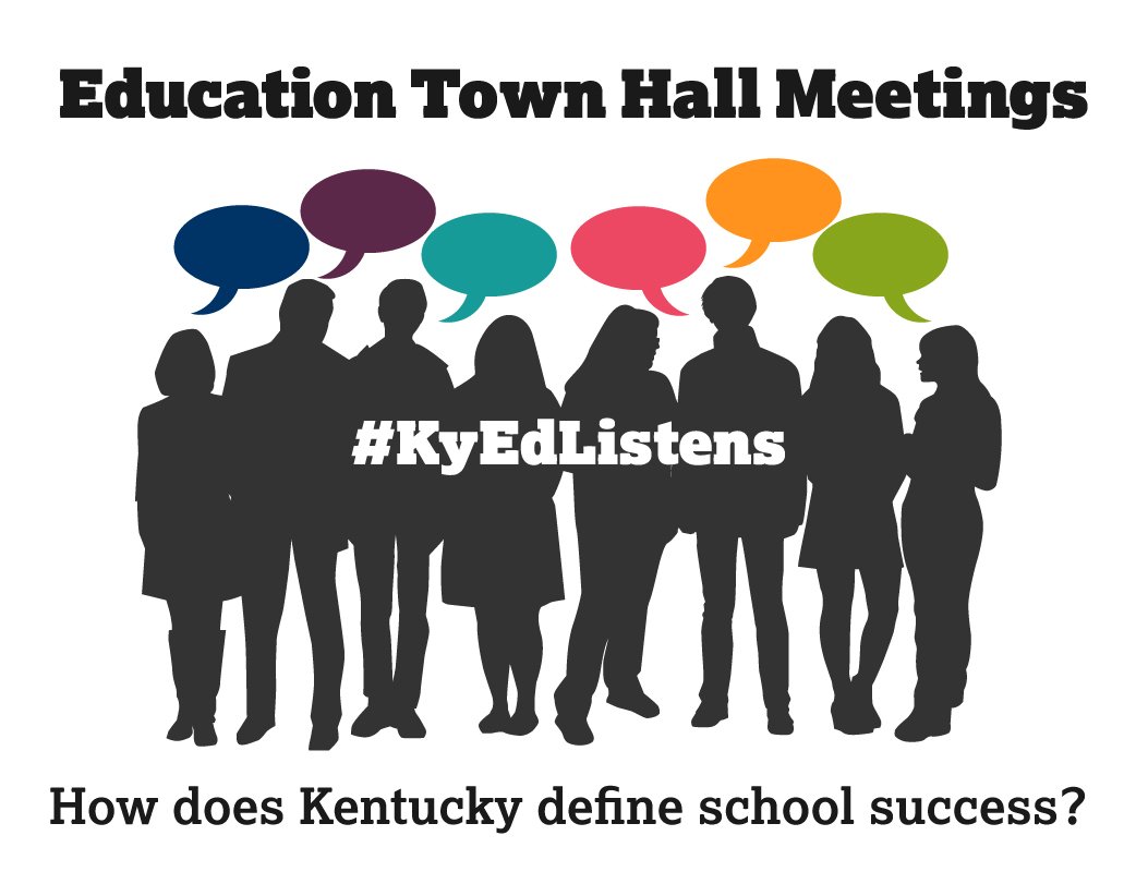 KyDeptofEd's tweet photo. Are you attending KDE’s Town Hall tonight in Shelbyville? Let us know your thoughts using hash tag #KyEdListens. https://t.co/GwAREBCu28