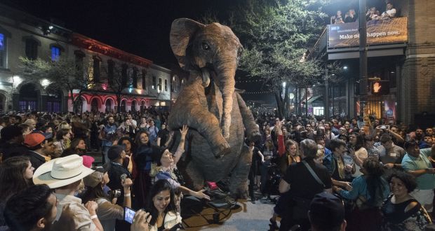 builtinireland's tweet photo. The elephant in the room: Irish creativity rocked @sxsw! Well done to all involved https://t.co/TNSsq7aadF #ireland https://t.co/vv7afqyeXE