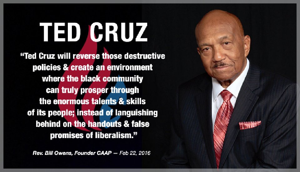 rafealcuzr66's tweet photo. #CruzCrew: RT Saint_Obama: Ted Cruz endorsed by Rev Bill Owens #OHprimary #ILprimary #FLprimary #NCprimary #MOprim… https://t.co/OXAvKsi9DT